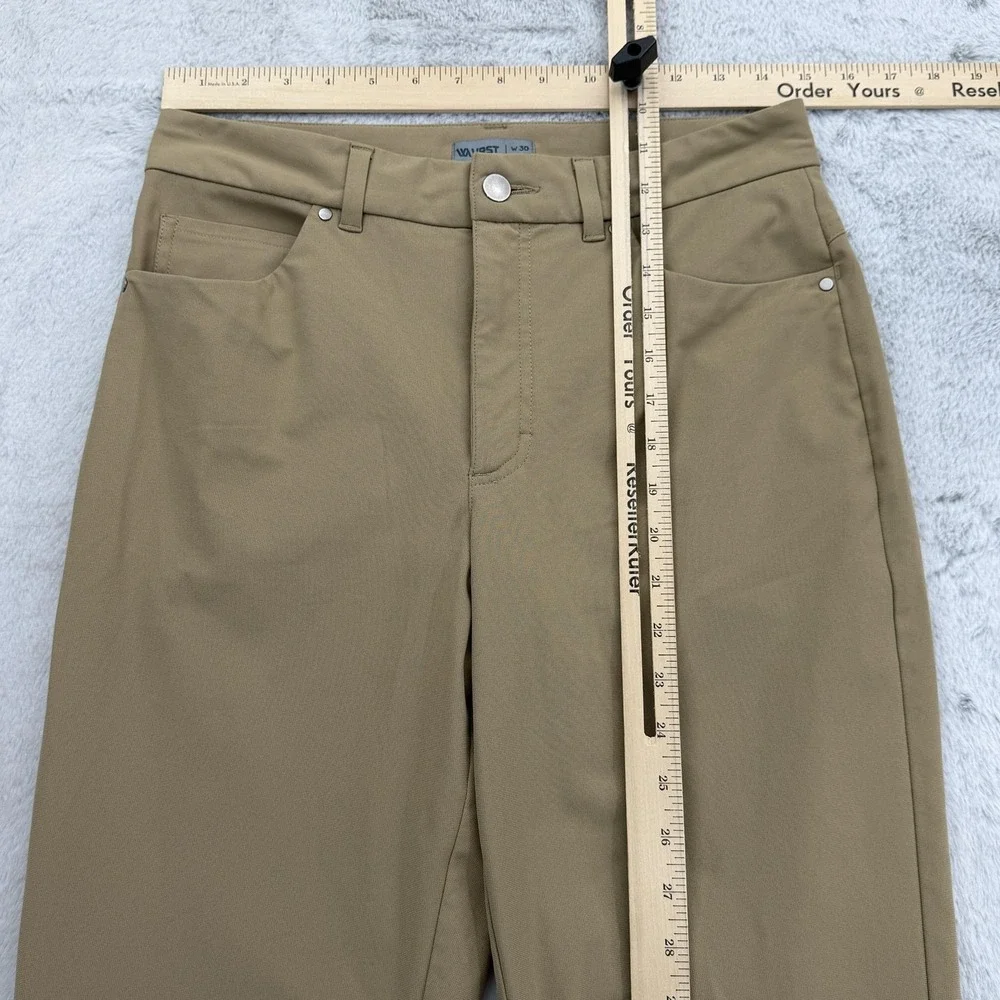 VRST Pants Mens 30 X 32 Beige Chino Slim Flat Front Stretch Pockets Limitless